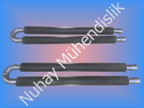 Buhar Kızgın Yağ Su Soğutma Serpantini